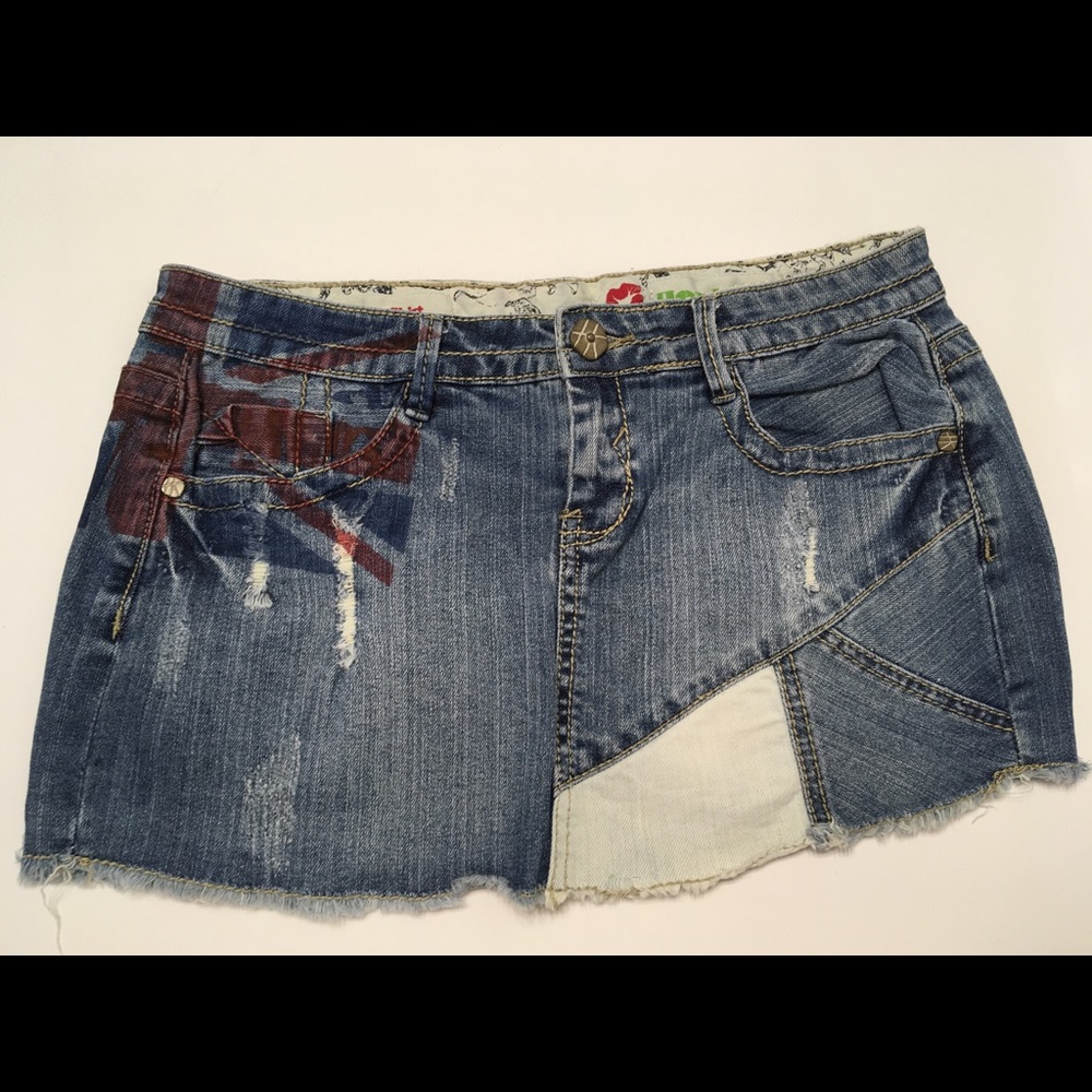 Hot Kiss Denim Skirt